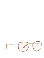 Oliver Peoples Oliver Peoples Ov1249t Amber / Silver Glasses Oliver Peoples Oliver Peoples Ov1249t Amber / Silver Glasses - Amber / Silver