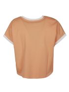 Balmain Cropped Logo Printed T-shirt Balmain Cropped Logo Printed T-shirt - Pesca