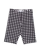 Monnalisa Gingham Checkered Shorts Monnalisa Gingham Checkered Shorts - Bianco/nero