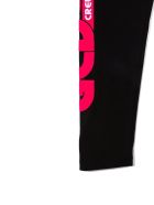 GCDS Mini Black Stretch-cotton Track Trousers GCDS Mini Black Stretch-cotton Track Trousers - Nero
