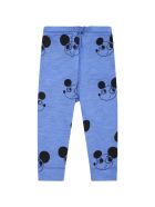 Mini Rodini Blue Leggings For Baby Kids With Ritzratz Mini Rodini Blue Leggings For Baby Kids With Ritzratz - Blue