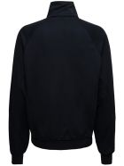 Kenzo Black Stretch Cotton Sweatshirt With Logo Kenzo Black Stretch Cotton Sweatshirt With Logo - Black