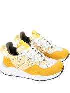 Fendi Multicolor Sneakers For Kids Fendi Multicolor Sneakers For Kids - Yellow