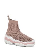 RED Valentino Stretch Pois D'esprit Knit Sneakers RED Valentino Stretch Pois D'esprit Knit Sneakers - Pink