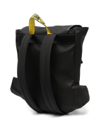 Man Black Logo Backpack Off-White Man Black Logo Backpack