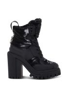 Dolce & Gabbana Black Leather And Nylon Trekking Boots Dolce & Gabbana Black Leather And Nylon Trekking Boots - Black