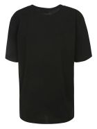 Over Signature T-shirt Saint Laurent Over Signature T-shirt - Black/Natural