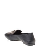 Michael Kors Izzy Loafer In Black Leather Michael Kors Izzy Loafer In Black Leather - Black/Brown