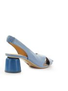 Halmanera Light Blue Nappa Leather Slingback Pump Halmanera Light Blue Nappa Leather Slingback Pump - Azzurro