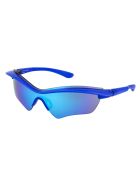 Mmecho005 Sunglasses Mykita Mmecho005 Sunglasses - 330 MD30 INTERNATIONAL BLUE | TURQUOISE FLASH MM SHIELD