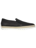 Tod's Pantofola Gomma Rafia Flat Shoes Tod's Pantofola Gomma Rafia Flat Shoes - BLUE
