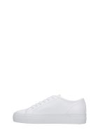 Common Projects Tournament Sneakers In White Leather Common Projects Tournament Sneakers In White Leather - white
