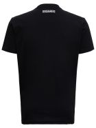 Dsquared2 Cotton T-shirt With Logo Print Dsquared2 Cotton T-shirt With Logo Print - Black