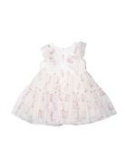 Monnalisa Newborn Floral Dress Monnalisa Newborn Floral Dress - Beige