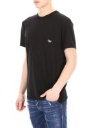 Maison Kitsuné Fox Patch T-shirt Maison Kitsuné Fox Patch T-shirt - Black
