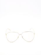 Alexander McQueen AM0263S Sunglasses Alexander McQueen AM0263S Sunglasses - Gold Gold Brown