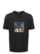 Saint Laurent Vhs Sunset T-shirt Saint Laurent Vhs Sunset T-shirt - Black
