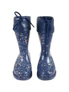 Melissa Blue Boots For Girl With Spots Melissa Blue Boots For Girl With Spots - Blue