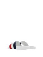 Moncler Moncler Logo Embossed Slides Moncler Moncler Logo Embossed Slides - WHITE