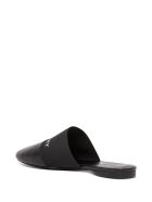 Givenchy 4g Flat Mules In Black Leather Givenchy 4g Flat Mules In Black Leather - Black