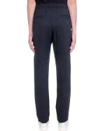 Giorgio Armani Pants In Blue Silk Giorgio Armani Pants In Blue Silk - blue
