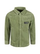 Scotch & Soda Green Shirt For Boy With Logo Scotch & Soda Green Shirt For Boy With Logo - Green