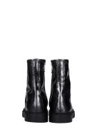 Gienchi Booz Metal Combat Boots In Black Leather Gienchi Booz Metal Combat Boots In Black Leather - black