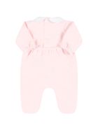 Little Bear Pink Babygrow For Baby Girl With Writing Little Bear Pink Babygrow For Baby Girl With Writing - Pink
