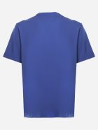 Bottega Veneta Cotton Jersey T-shirt With Tone-on-tone Logo Bottega Veneta Cotton Jersey T-shirt With Tone-on-tone Logo - Cobalt