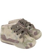 Gallucci Green Shoes For Baby Boy Gallucci Green Shoes For Baby Boy - Green