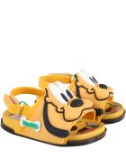 Melissa Orange Sandals For Kids With Pluto Melissa Orange Sandals For Kids With Pluto - Yellow