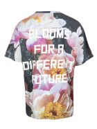 Man Pink Blooms For A Different Future Over Artu' T-shirt Golden Goose Man Pink Blooms For A Different Future Over Artu' T-shirt