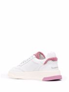GHOUD Low Wom Sneakers In White And Pink Leather GHOUD Low Wom Sneakers In White And Pink Leather - White