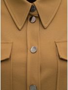 Pinko Tartu Jacket In Viscose Blend Pinko Tartu Jacket In Viscose Blend - Beige