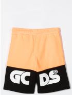GCDS Mini Sports Bermuda With Print GCDS Mini Sports Bermuda With Print - Arancione