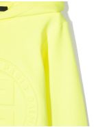 Balmain Neon Yellow Cotton Hoodie Balmain Neon Yellow Cotton Hoodie - Giallo