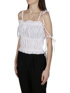 MSGM White Cotton Tank Top MSGM White Cotton Tank Top - Bianco