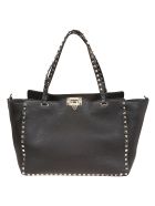 Valentino Garavani Medium Tote Rockstud Valentino Garavani Medium Tote Rockstud - No Nero