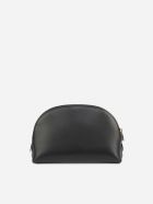 Dolce & Gabbana Necessaire Made Of Calfskin With Baroque Dg Logo Dolce & Gabbana Necessaire Made Of Calfskin With Baroque Dg Logo - Black