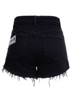 Dolce & Gabbana Denim Shorts With Logo Dolce & Gabbana Denim Shorts With Logo - Black