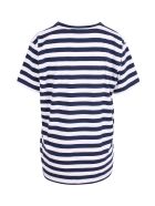 Alessandro Enriquez 'italian Age 2021' Cotton T-shirt Alessandro Enriquez 'italian Age 2021' Cotton T-shirt - Blue Stripes