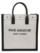 Rive Gauche Tote Saint Laurent Rive Gauche Tote - White/Black
