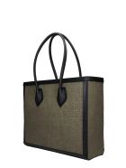 Balmain Tote In Khaki Canvas Balmain Tote In Khaki Canvas - khaki
