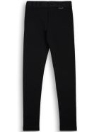 Moncler Black Cotton Leggings With Logo Moncler Black Cotton Leggings With Logo - Black