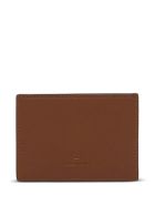 Valentino Garavani Vltn Card Holder In Brown Leather Valentino Garavani Vltn Card Holder In Brown Leather - Brown