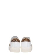 D.A.T.E. Vertigo Sneakers In White Leather D.A.T.E. Vertigo Sneakers In White Leather - white