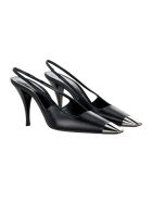 Saint Laurent Blade Slingback Pumps In Patent Leather Saint Laurent Blade Slingback Pumps In Patent Leather - BLACK