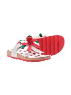 Monnalisa Sandals With Decoration Monnalisa Sandals With Decoration - Rosso