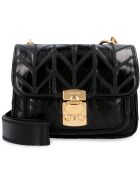 Miu Miu Quilted Leather Shoulder Bag Miu Miu Quilted Leather Shoulder Bag - black