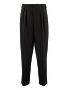 Maison Kitsuné Virgin Wool Blend Trousers Maison Kitsuné Virgin Wool Blend Trousers - black